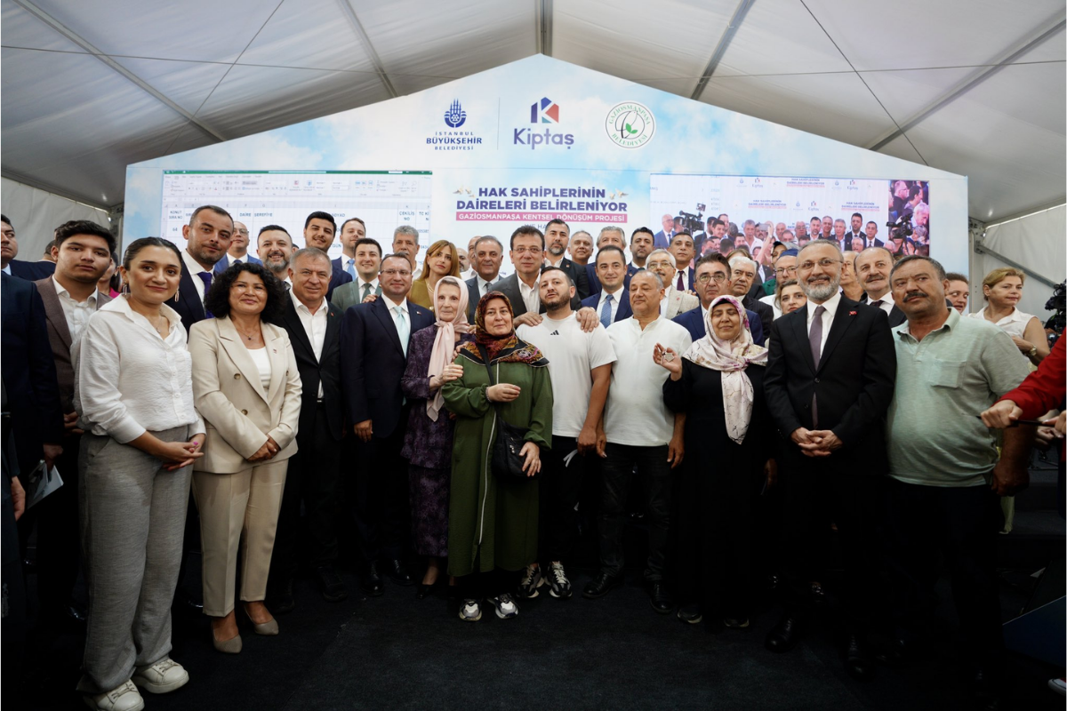 We Haliç Kentsel Dönüşüm Projesi'nde hak sahiplerinin daireleri belirlendi