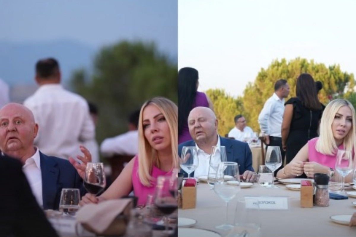 Merve Arkas'tan eşi Lucien Arkas'la bağbozumu davetinden paylaşım