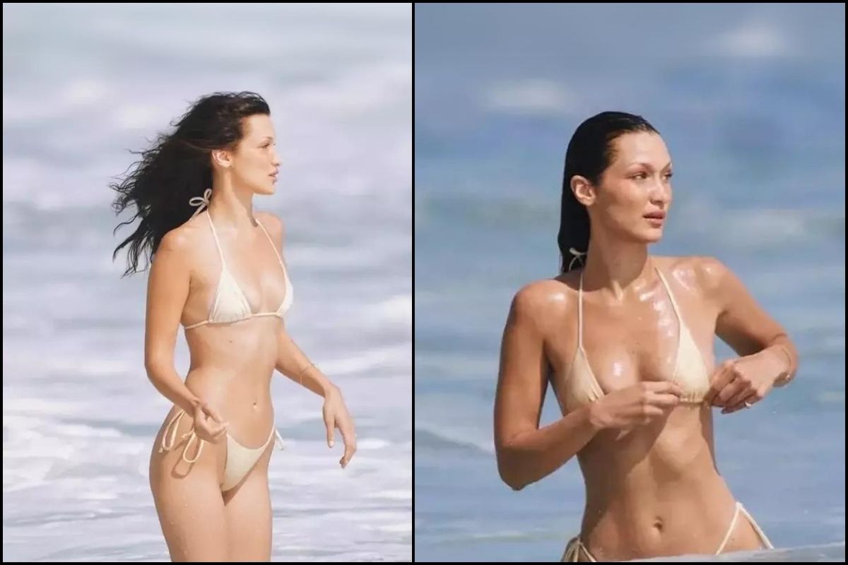 Ünlü model Malibu'da tatil pozlarına beğeni yağdı
