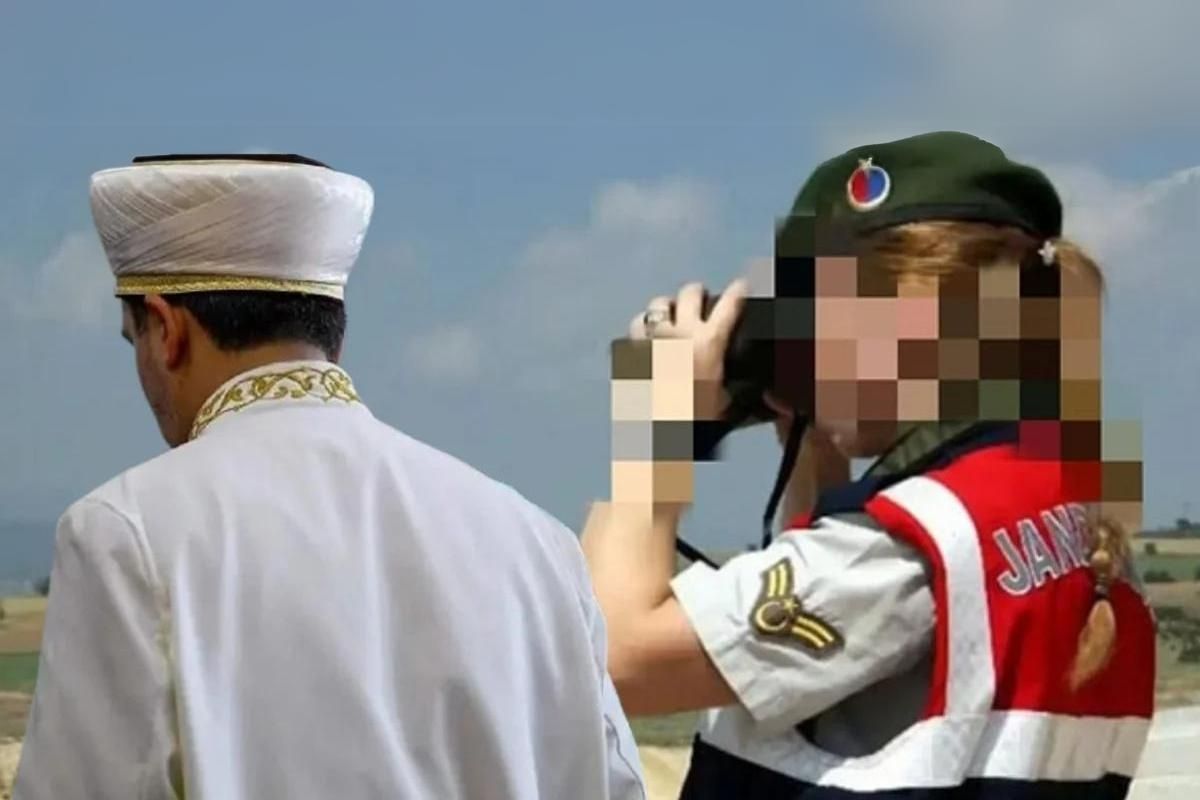 Kadın astsubayla imamın ilişkisi skandal ve tutuklamayla bitti