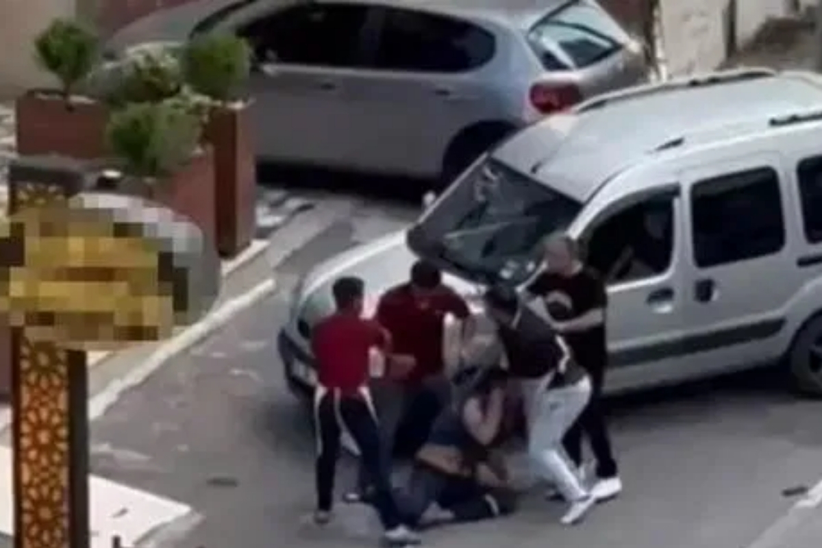 Börekçide kadına taciz eşine meydan dayağı