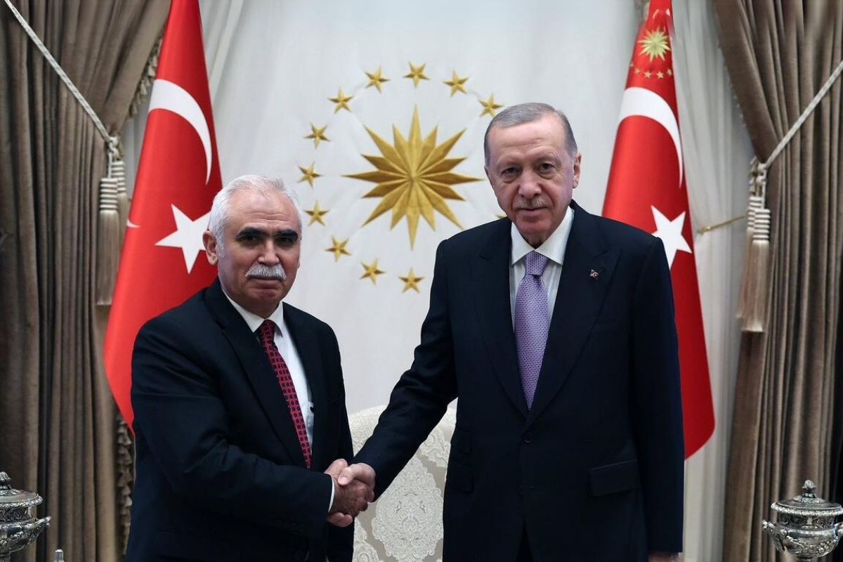 Cumhurbaşkanı Erdoğan, AYM Başkanı Kadir Özkaya'yı kabul etti