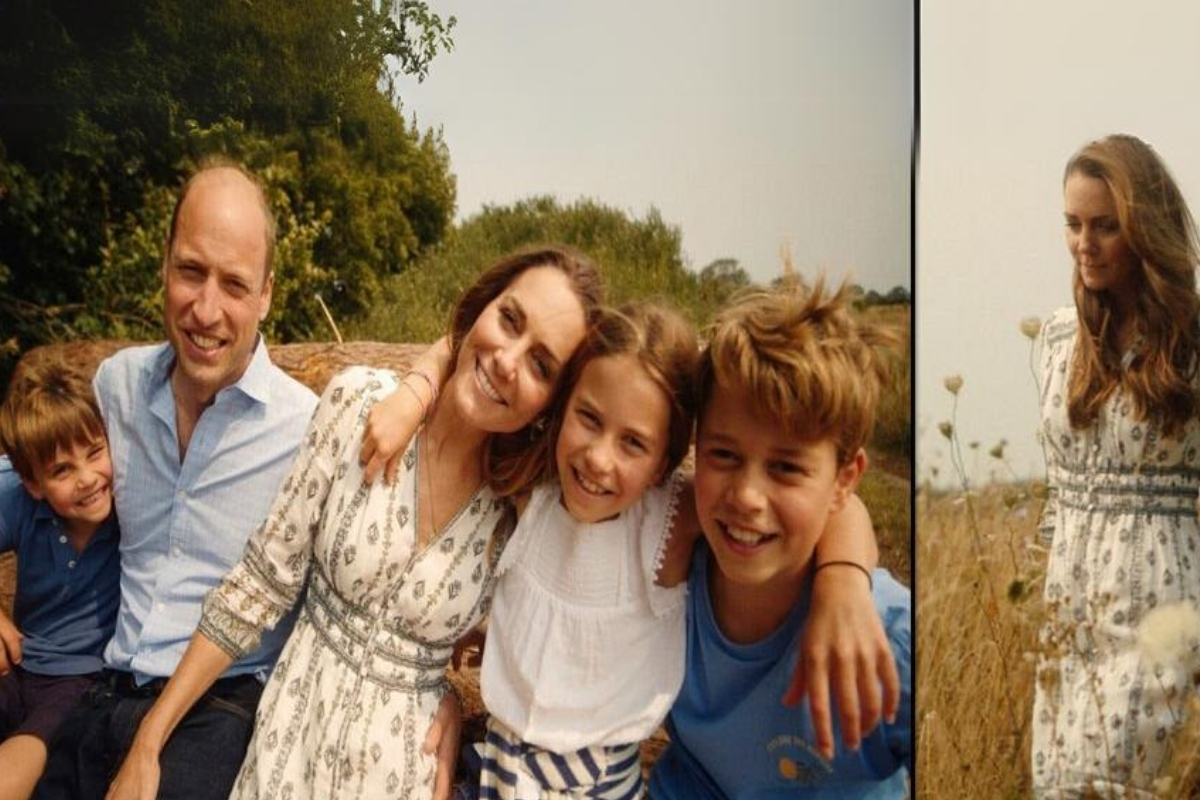 Prenses Kate hastalığı yendi aile pozlarıyla kutladı