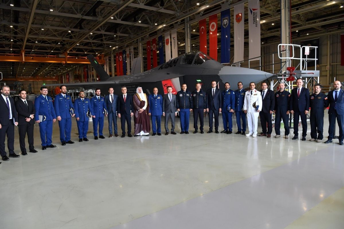 Suudi Arabistan Hava Kuvvetleri'nden KAAN'a yakın markaj