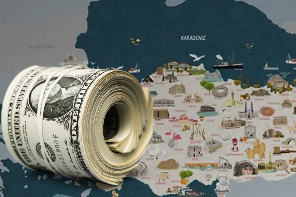 Toplam mevduatı içinde dövizin payı en yüksek iller belli oldu...Listedeki sürpriz yerler