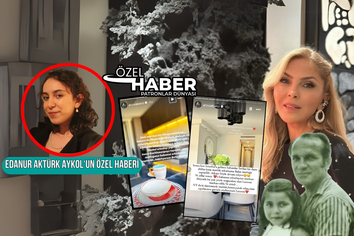 Arzu Sabancı, babasının arkadaşı olan ismin mobilya markasını çocukluk anısını anlatarak New York'taki evinden yaptığı bir paylaşımla övdü