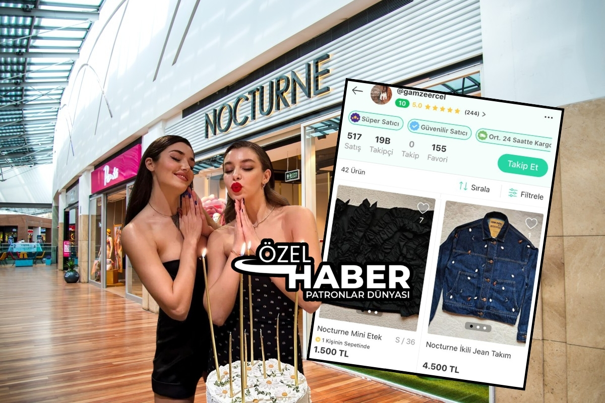 Hande Erçel’in ablası Gamze Erçel Nocturne marka kıyafetlerini internetten satışa çıkarttı