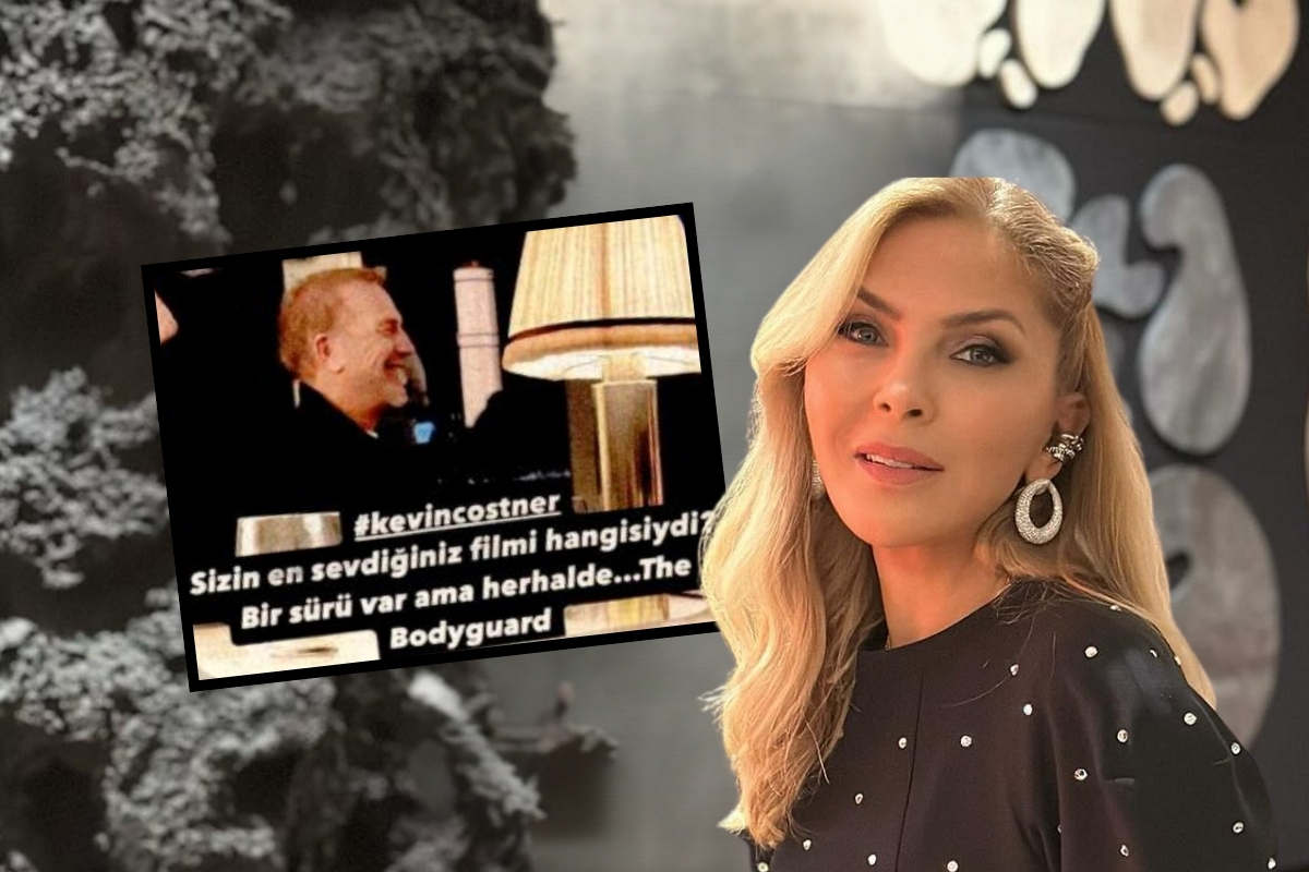 Arzu Sabancı’nın paparazzi gecesi: Kevin Costner'ı paylaştı