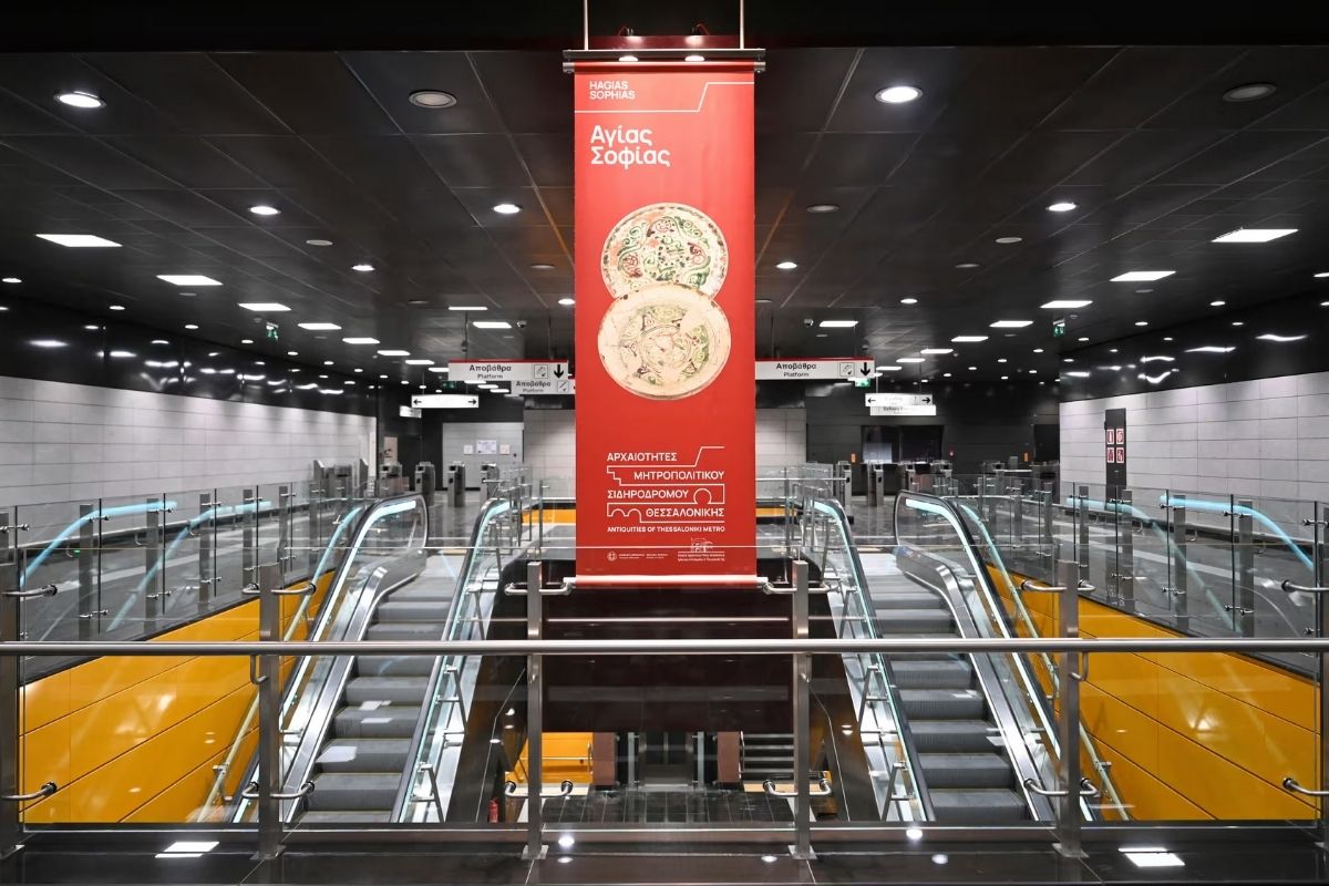 İnşaatı 22 yıl süren Selanik’teki metro sonunda açılıyor, çok sayıda Roma, Bizans ve Osmanlı buluntuları sergilenecek