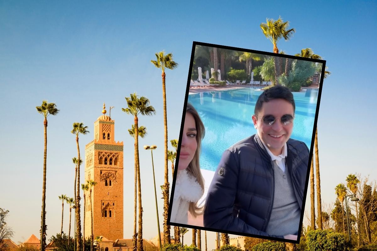 Nazlı Sabancı ve Hacı Sabancı Marakeş tatilinde