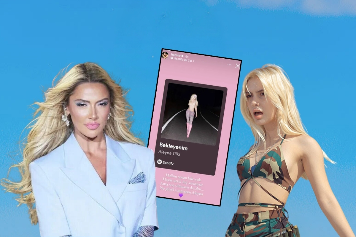 Hadise'den Aleyna'ya zeytindalı: O isim Tilki değilmiş