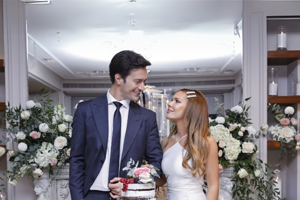 Ünlü oyuncu Feyyaz Şerifoğlu ile Merve Dinçkol evliliğe ilk adımı attı
