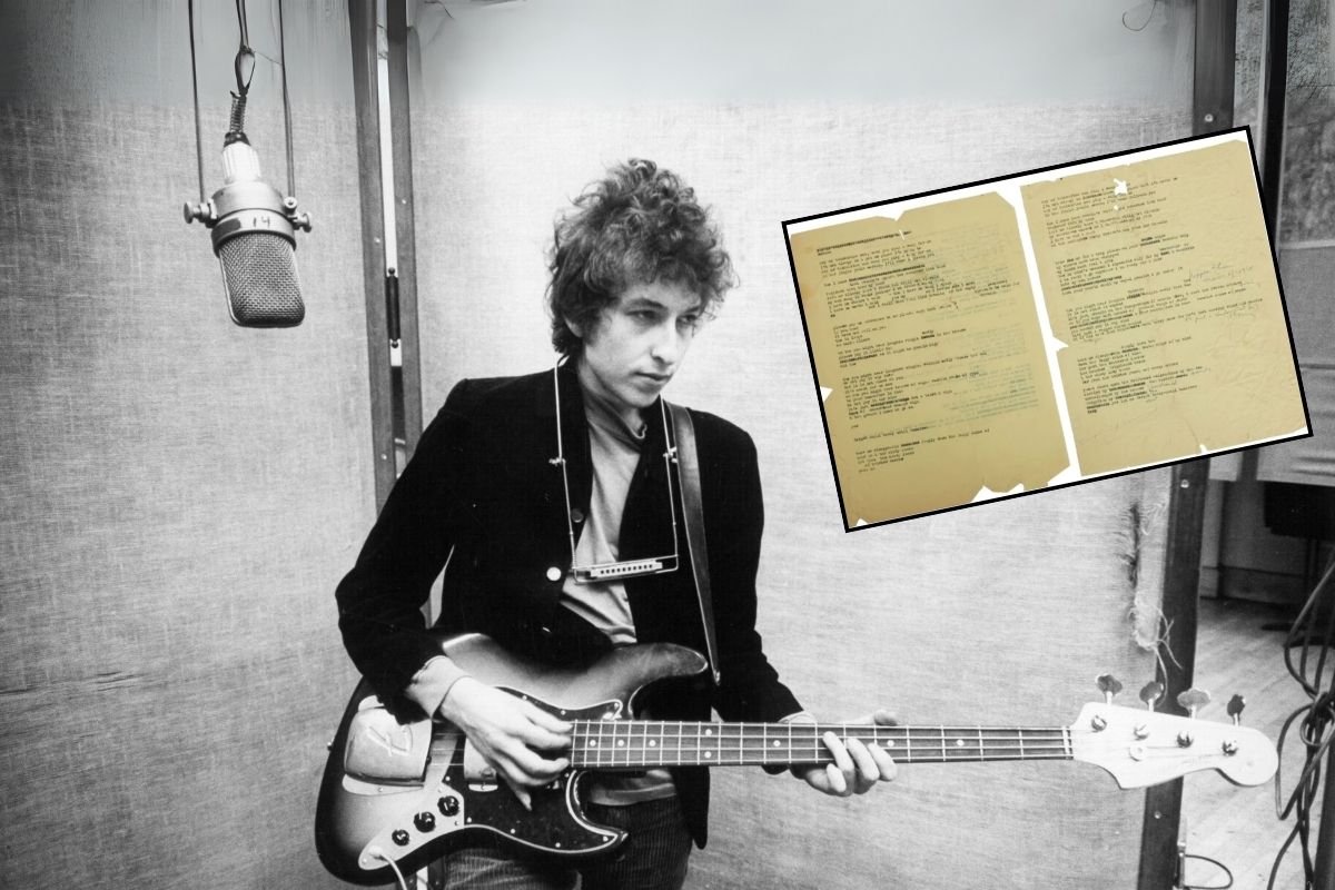 Bob Dylan'ın Mr Tambourine Man şarkısının söz taslağı 508 bin dolara satıldı