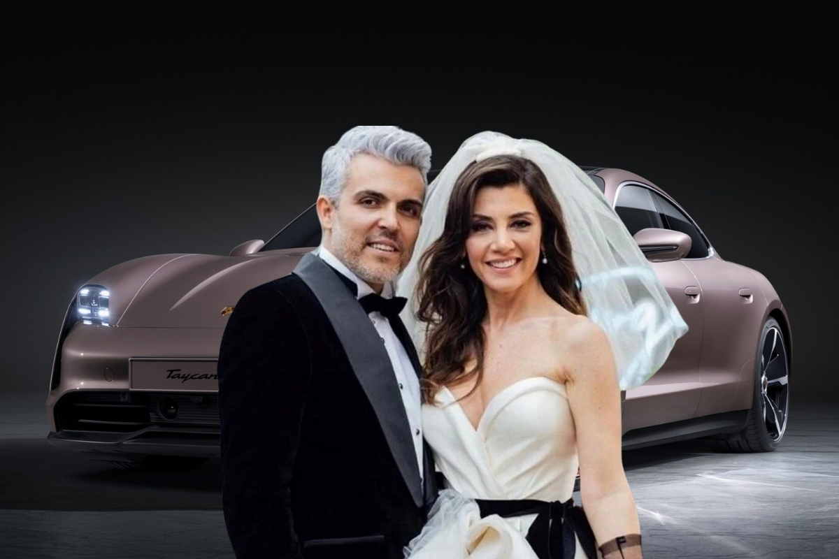 Gökçe Bahadır’a eşi Emir Ersoy'dan 15 milyonluk yeni yıl Porsche'si
