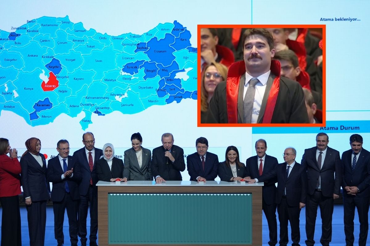 AK Parti Grup Başkanvekili Özlem Zengin, hakim ve savcıların kura töreninde yeğeni Arif Dağhan'ı Cumhurbaşkanı Erdoğan'la tanıştırdı