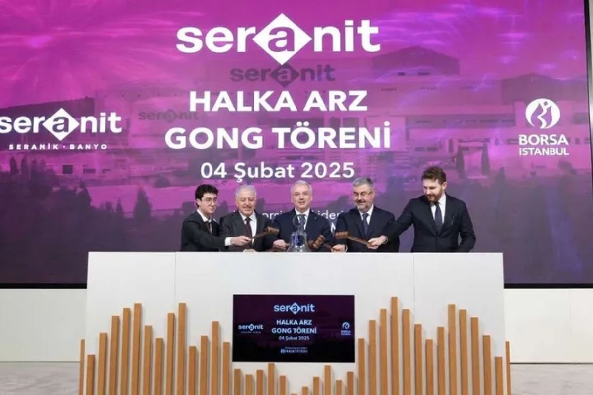 Granit seramik ve teknik porselen üreticisi Seranit, Borsa İstanbul'da düzenlenen gong töreniyle işlem görmeye başladı