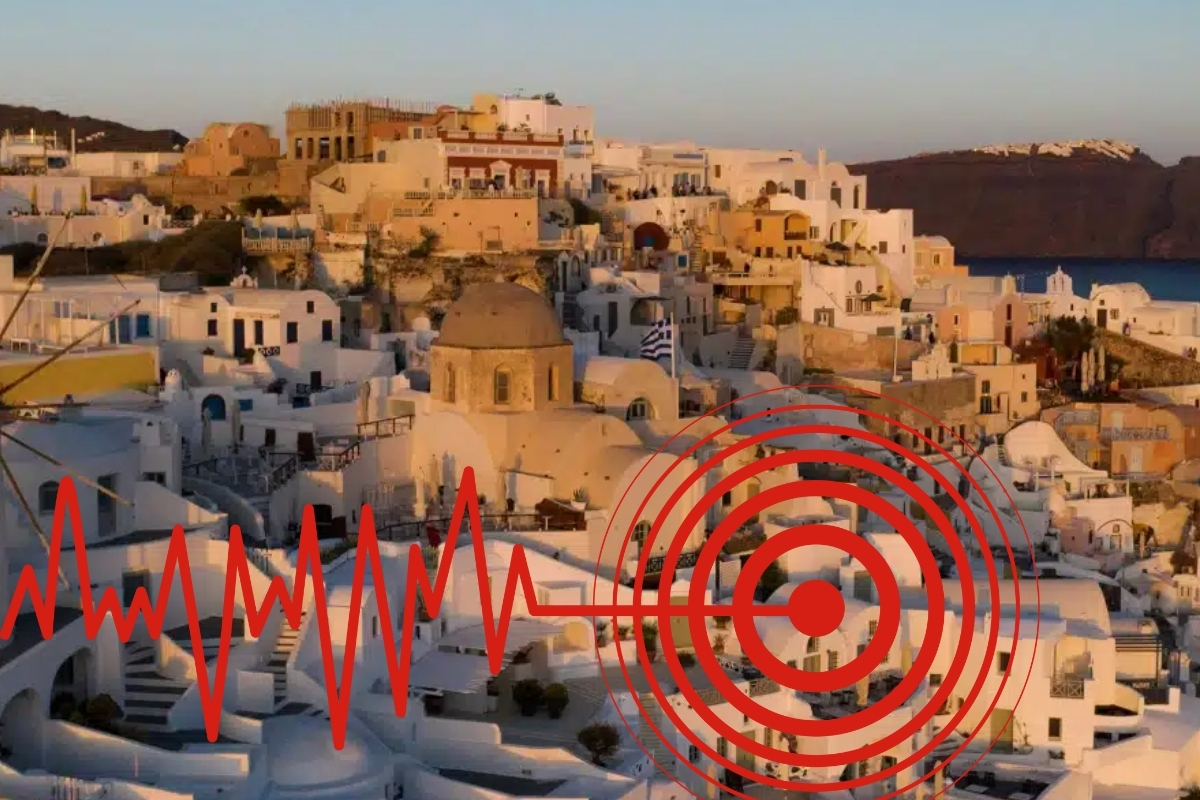 Santorini Adası'nda 11 günde 7 bin 700 deprem olduğu kayıtlara geçti