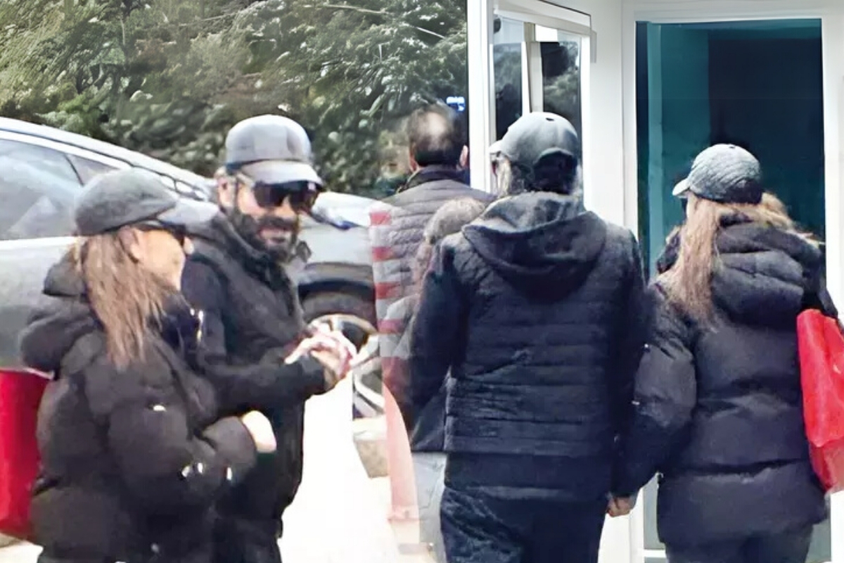 Kerem Alışık, sevgilisi Evrim Alasya'nın elini hiç bırakmadı