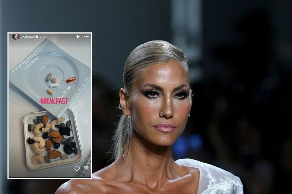 Sunucu ve model Çağla Şıkel'in beklenmedik kahvaltısı takipçilerini şaşırttı