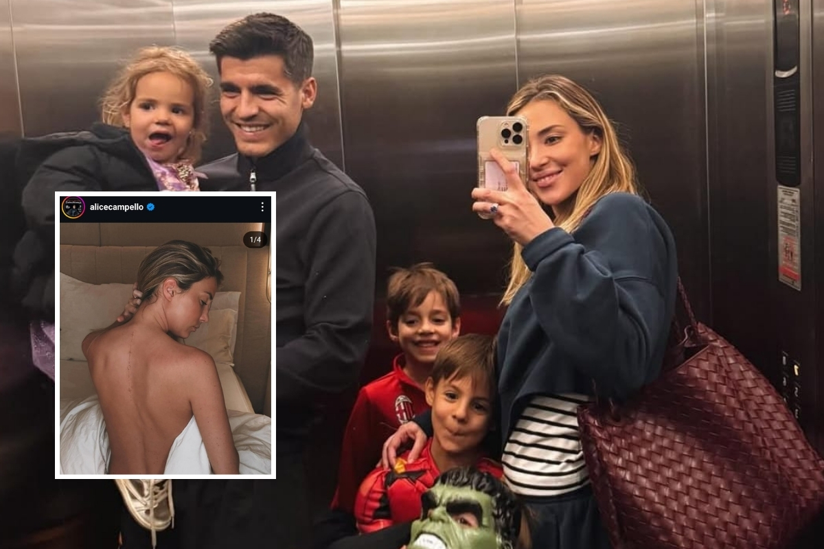 Alice Campello, Alvaro Morata ve ailesi için dövme yaptırarak aşkını gösterdi