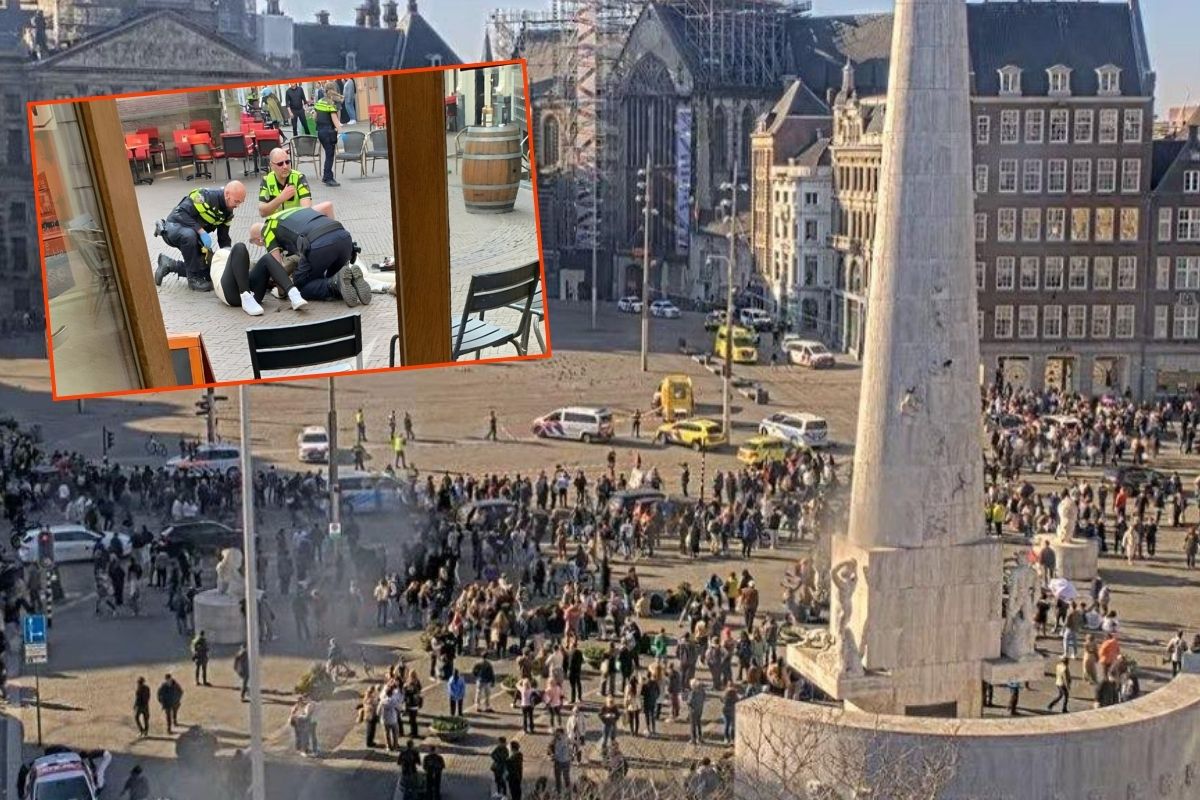 Amsterdam'da bir kişi, kalabalığa bıçakla saldırdı çok sayıda kişi yaralandı