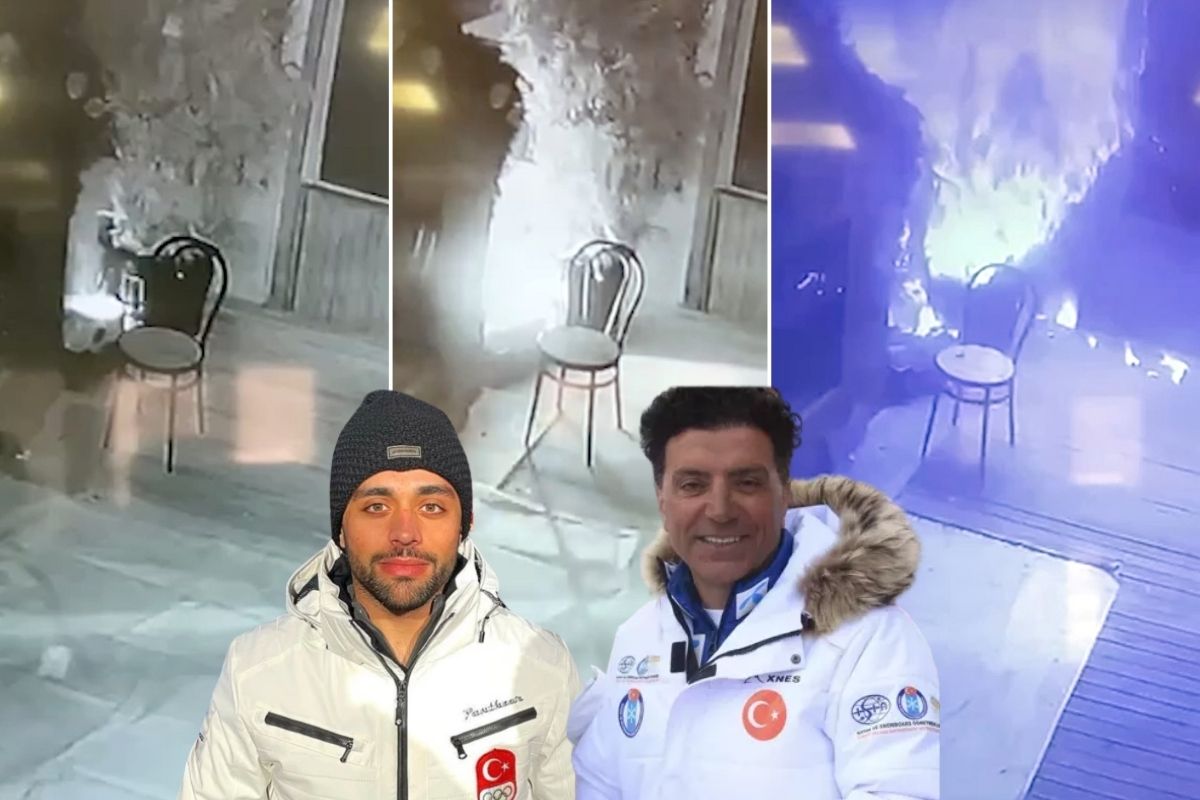 Uludağ'daki otel yangınının başlangıç görüntüleri ortaya çıktı