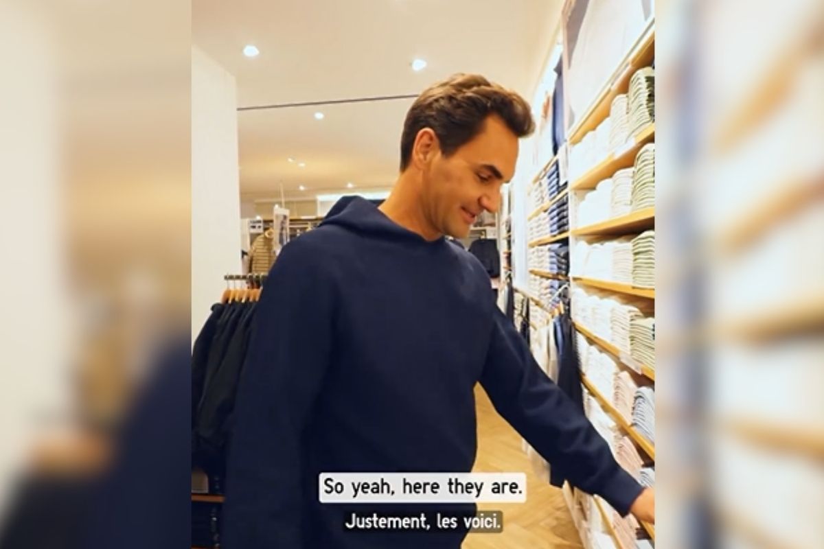 Tenis efsanesi Roger Federer'in kıyafet tercihi dikkat çekiyor: ‘Uniqlo t-shirtleri favorim’