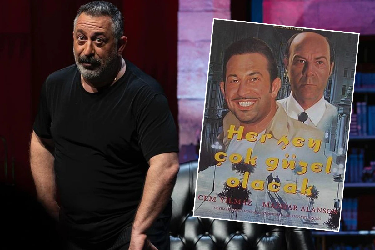 Cem Yılmaz’dan 'sesin çıkmıyor' diyenlere posterli cevap: Sen giderken ben dönüyordum