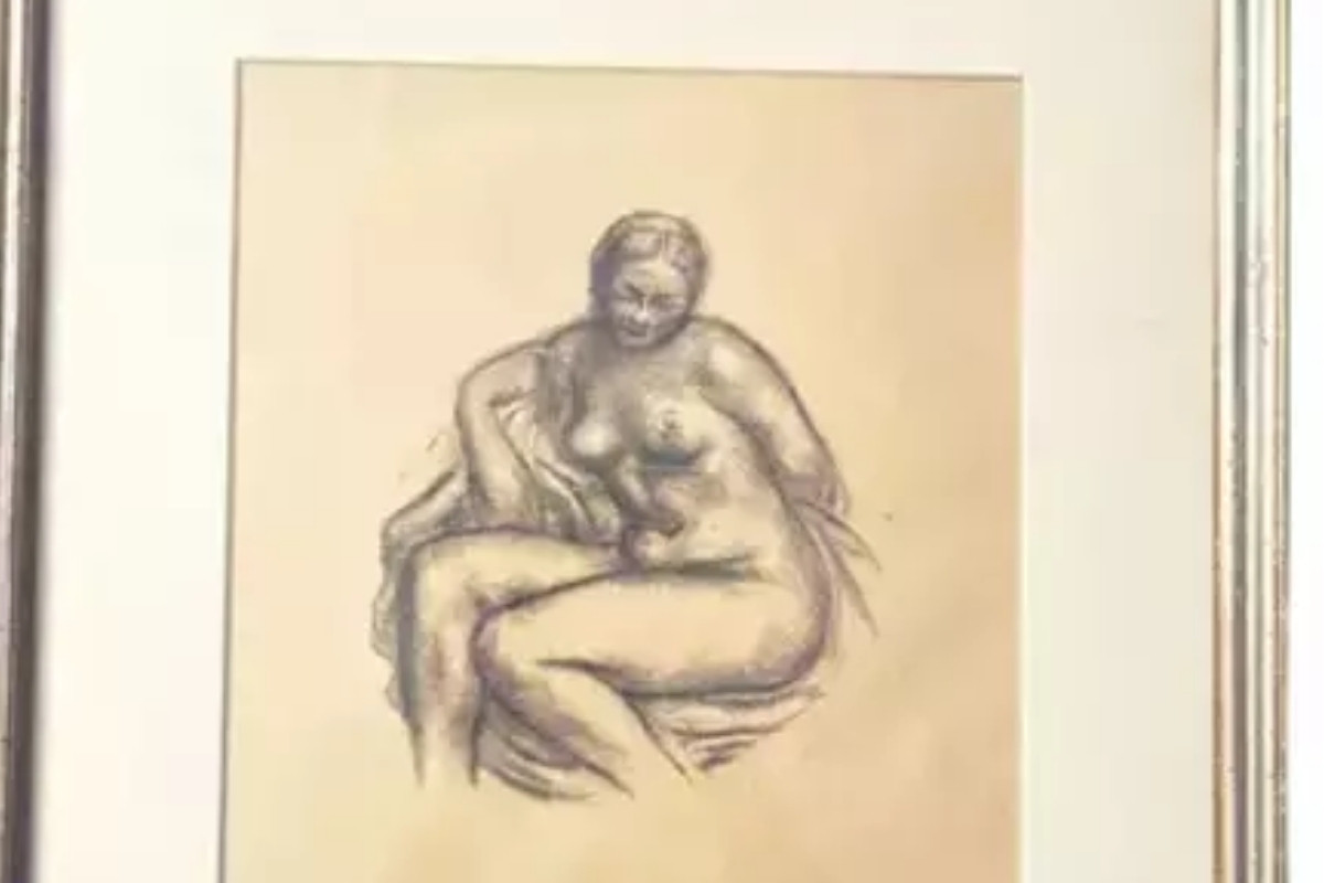 Heidi Markow, 12 dolara satın aldığı çizimin Renoir’a ait olabileceğini iddia ediyor