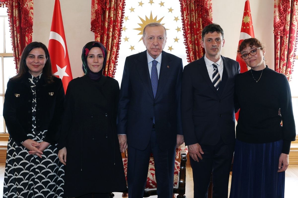 Cumhurbaşkanı Erdoğan, Minguzzi ailesini kabul etti