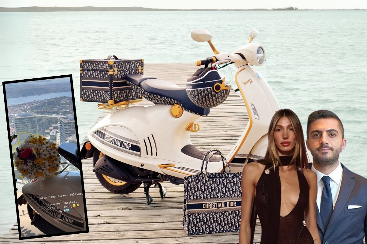 Şevval Şahin'e iş insanı sevgilisi Burak Ateş'ten Dior marka motosiklet hediyesi