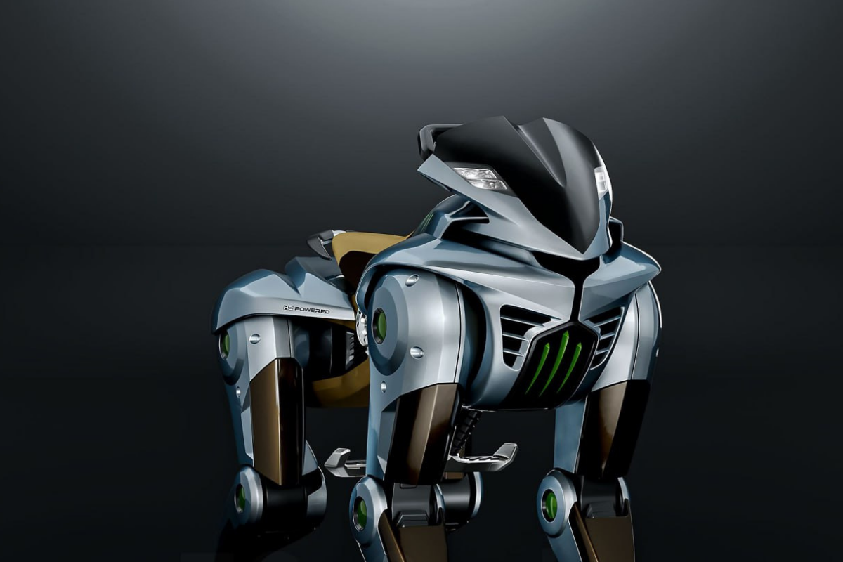 Kawasaki'den sahibini taşıyabilen robot köpek: Corleo