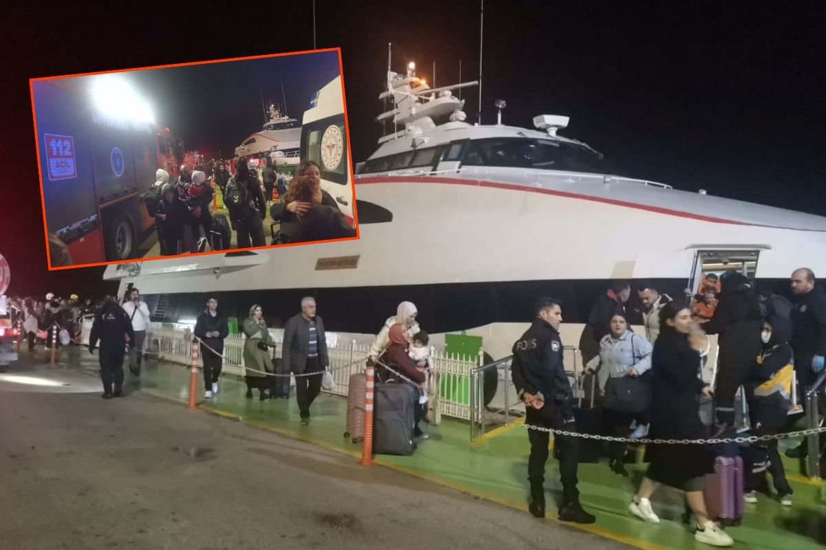 BUDO feribotunda kalkıştan bir süre sonra yangın çıktı, dumandan etkilenenler hastaneye kaldırıldı