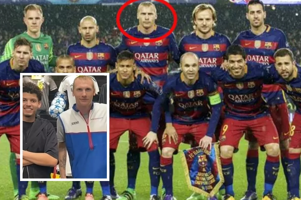 Bir dönemlerin ünlü futbolcusu Jeremy Mathieu şimdi spor mağazasında tezgahtar
