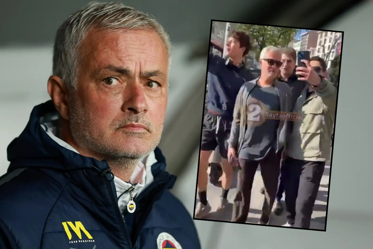 Fenerbahçe Teknik Direktörü Jose Mourinho'ya Nişantaşı'nda süperstar muamelesi