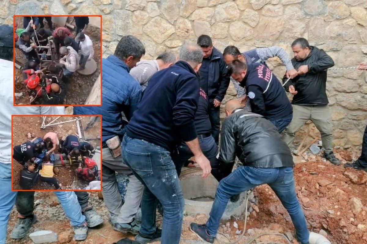 Bodrum'da itfaiyeden nefes kesen kurtarma operasyonu