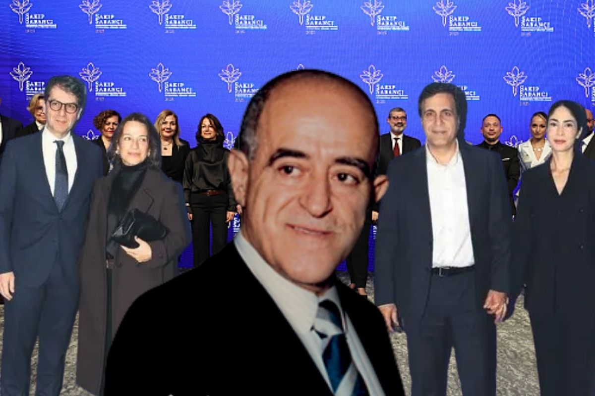 Eski damat Eran Tapan, Sakıp Sabancı'nın anma törenine eşi Demet Tapan ile katıldı
