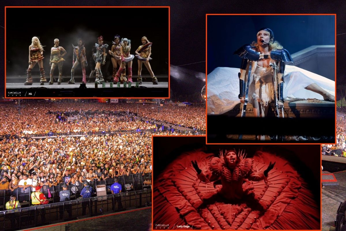 Lady Gaga'lı Coachella Festivali'nde çılgın gösteriler sahnelendi