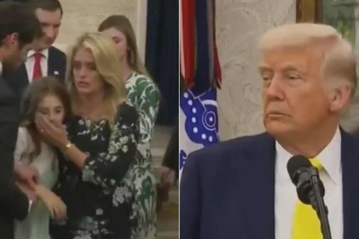 Mehmet Öz’ün Beyaz Saray’daki yemin töreninde torunu baygınlık geçirdi, Trump konuşmasını kesti