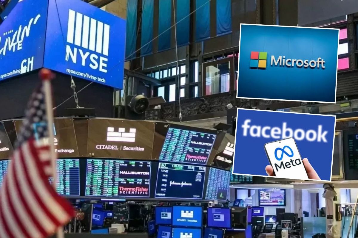 New York borsasına Microsoft ve Meta etkisi