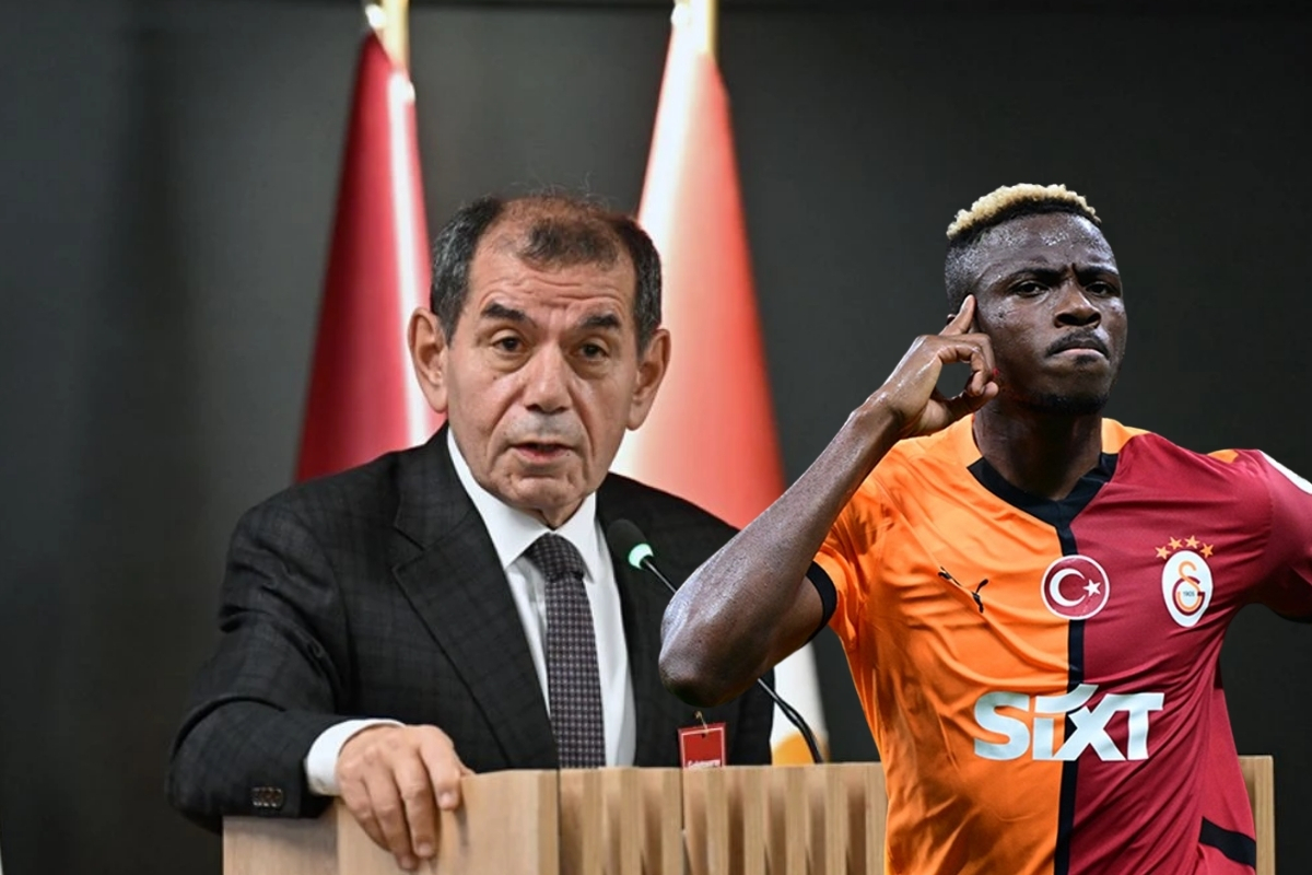 Galatasaray Başkanı Dursun Özbek, 85 milyon kişi Osimhen’i soruyor ancak transfer şu an gündemimizde yok, dedi