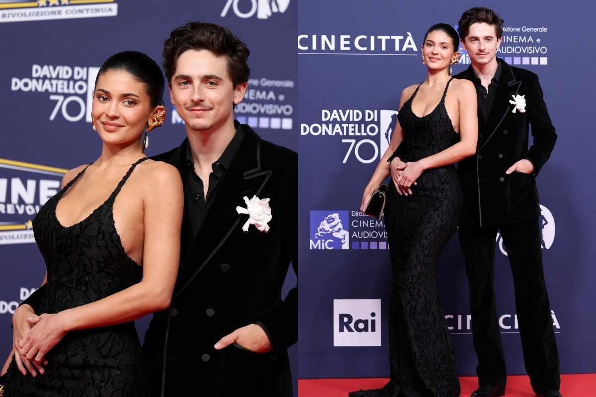 Kylie Jenner ve Timothée Chalamet Roma'da kırmızı halıda ilk kez boy gösterdi