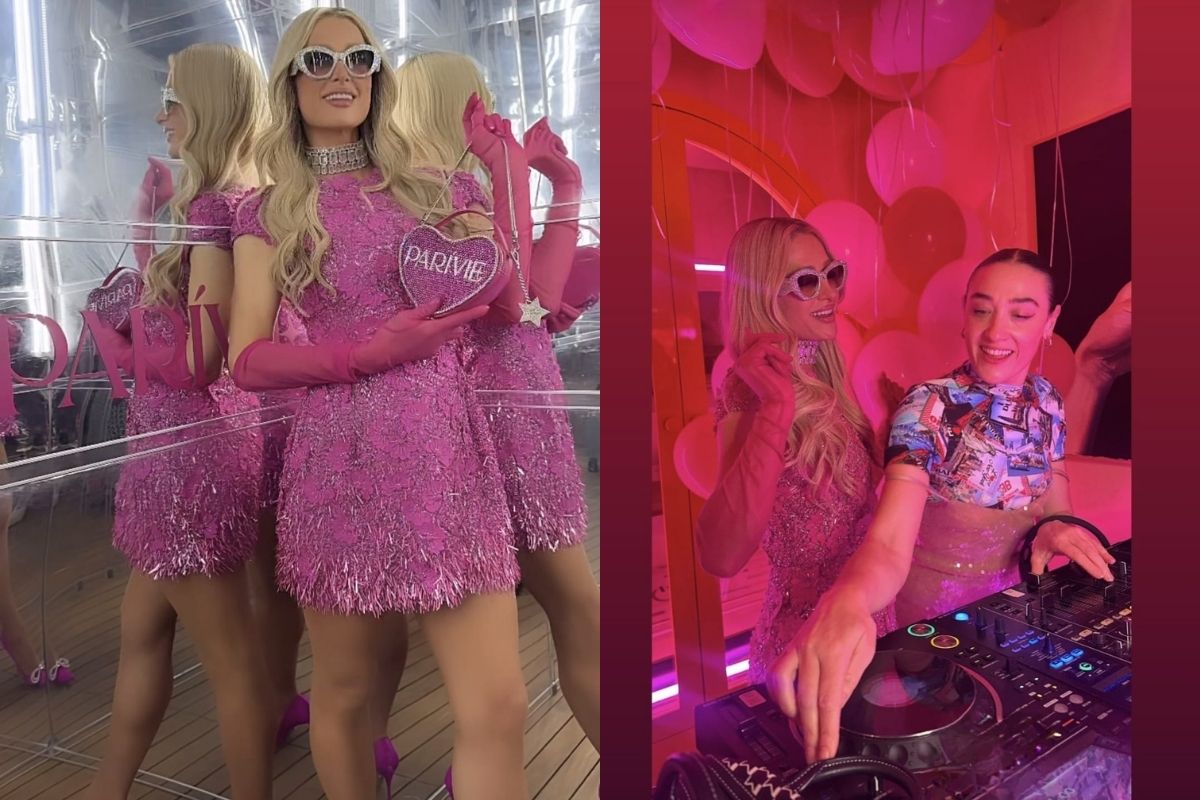 Paris Hilton markasının launch partisinde doyasıya eğlendi