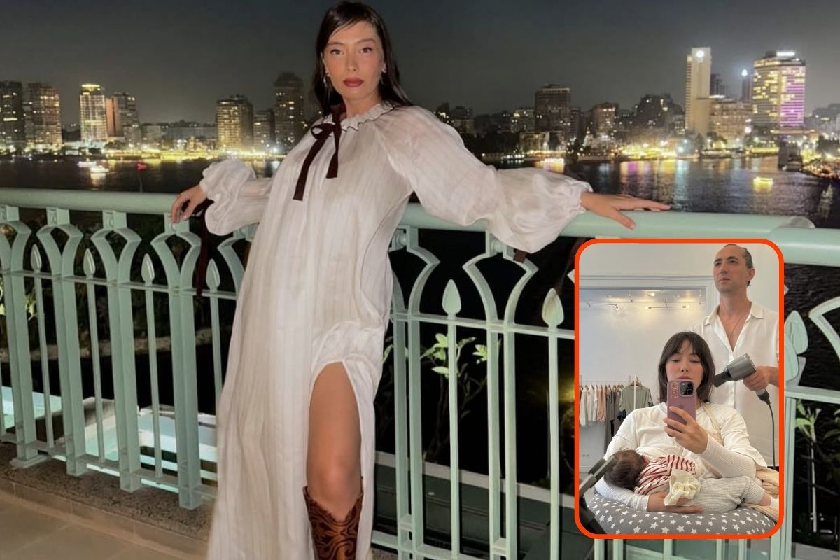 Neslihan Atagül'den bebeğiyle ilk poz