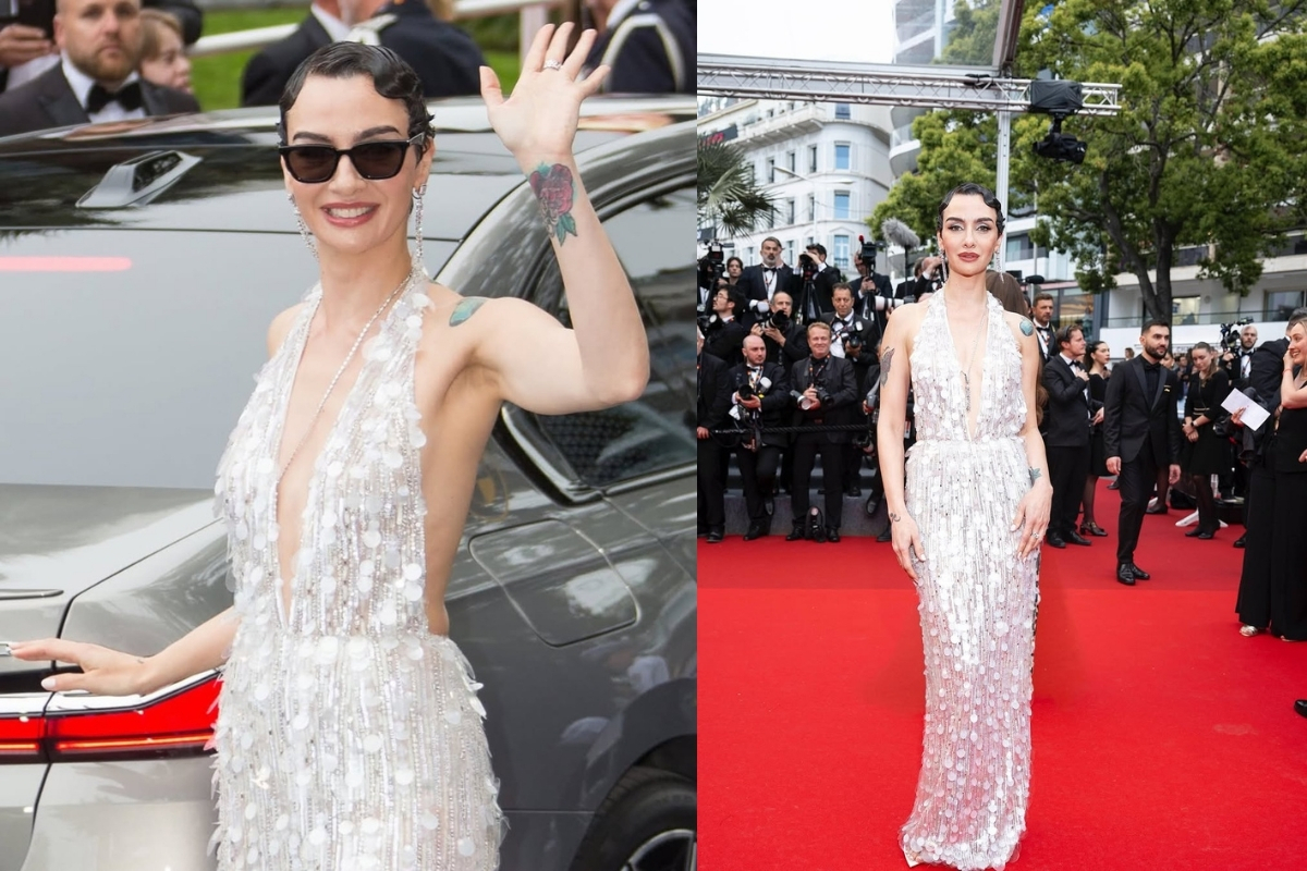Birce Akalay'ın Cannes tarzı beğeni topladı