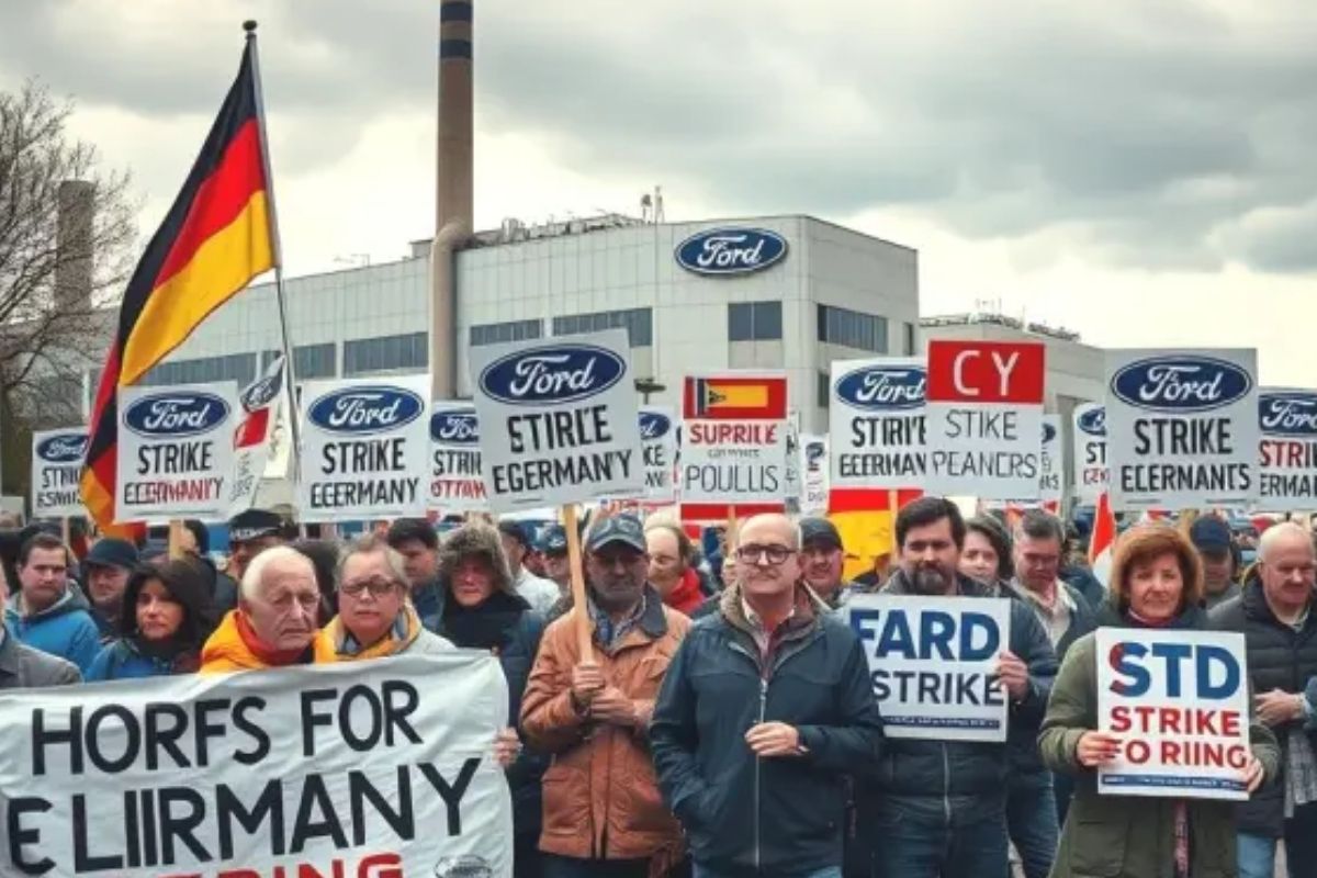 Ford Almanya’da işçiler greve gitti: 1 günde birkaç milyon euro zarar etti