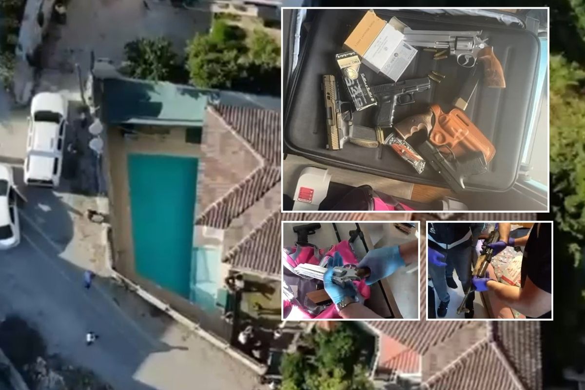 Turizm cennetinde havuzlu lüks villada cephanelik ele geçirildi