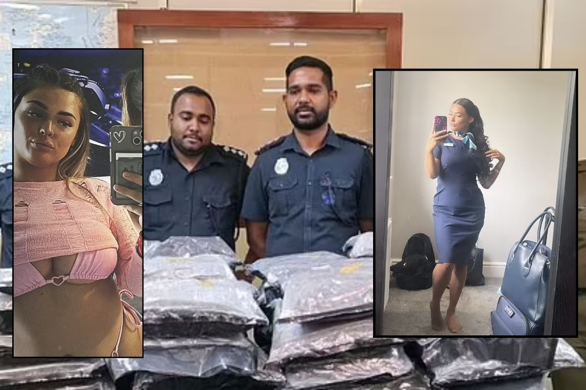 Eski hostes havalimanında 46 kilo (yaklaşık değeri 60 milyon lira) esrarla yakalandı