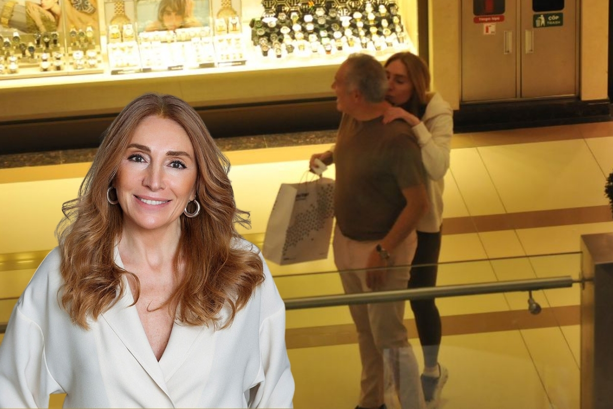 Dilek Hanif'ten gizemli sevgiliye sürpriz öpücük