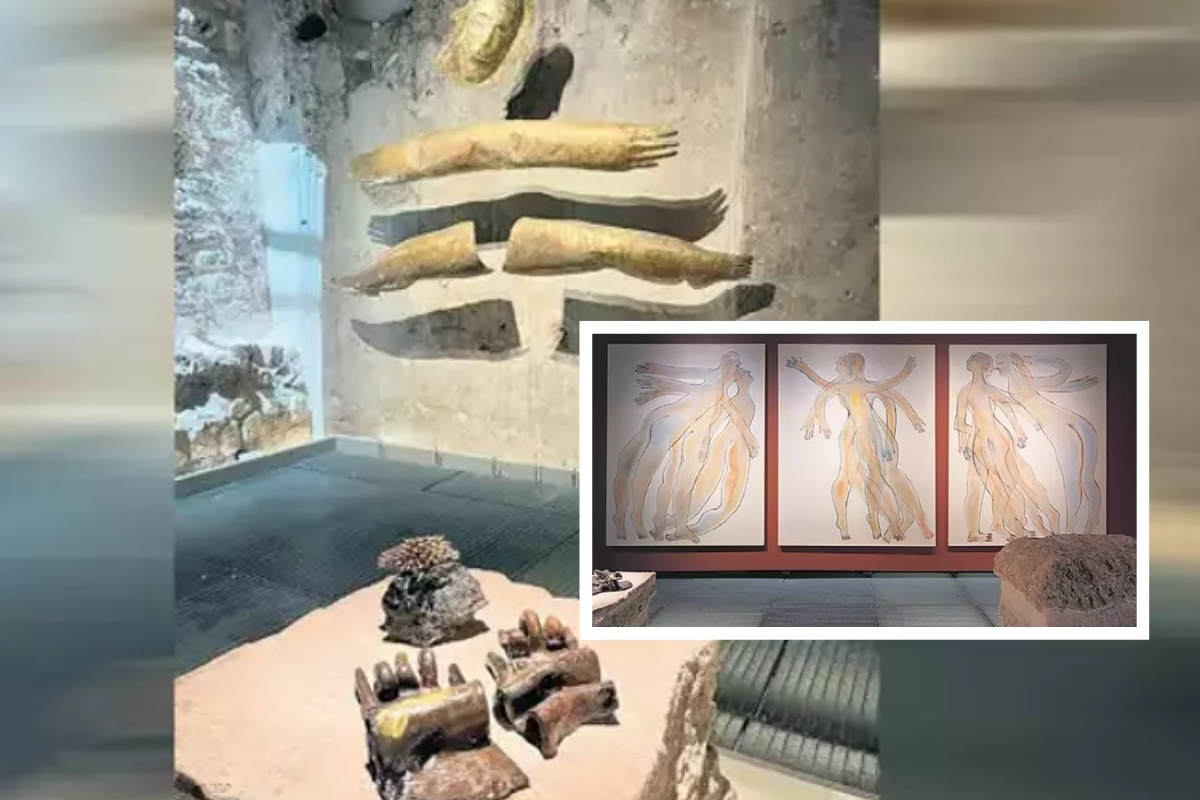 Zeyrek Çinili Hamam, Londralı sanatçı Anousha Payne’in Türkiye’deki ilk sergisi ‘Murmurations’a ev sahipliği yapıyor